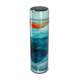 Garrafa Térmica Touch - Azul com Estampa Abstrata