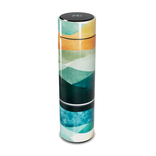 Garrafa Térmica Touch - Estampa Colorida Aço Inox