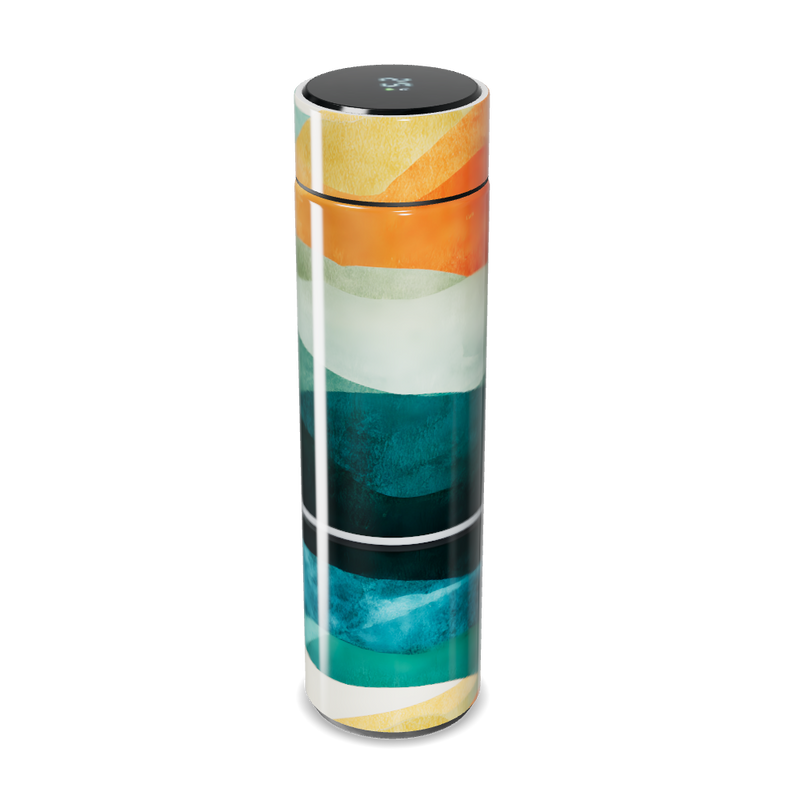 Garrafa Térmica Touch - Estampa Colorida Aço Inox