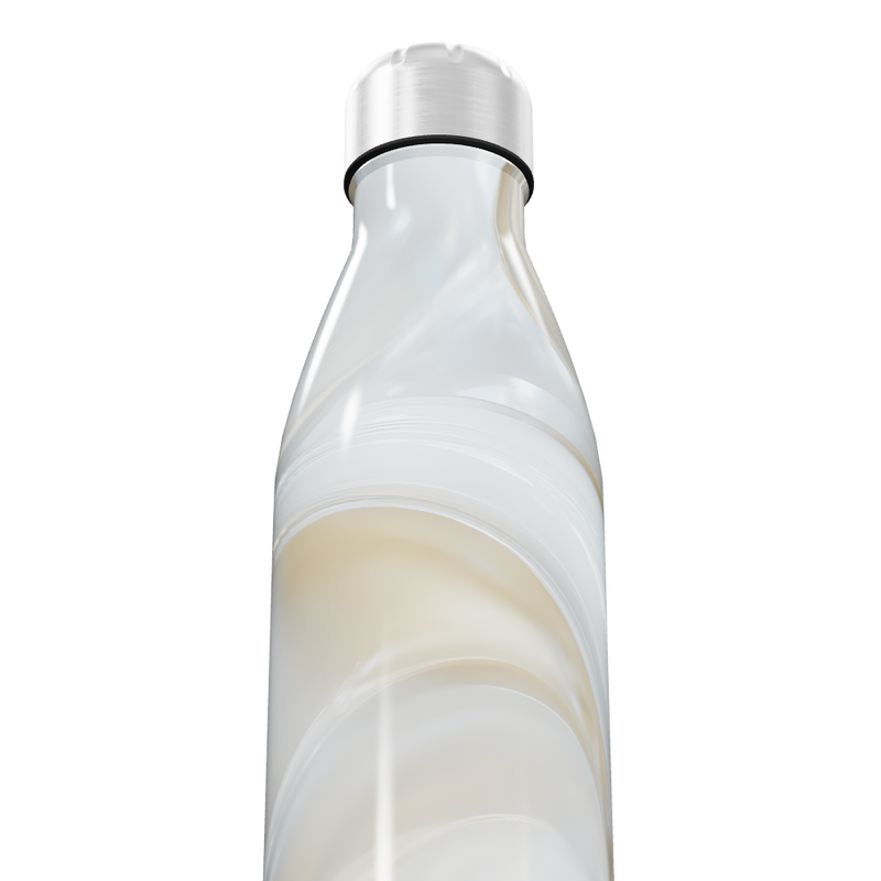 Garrafa Inox - Marmorizada Branca