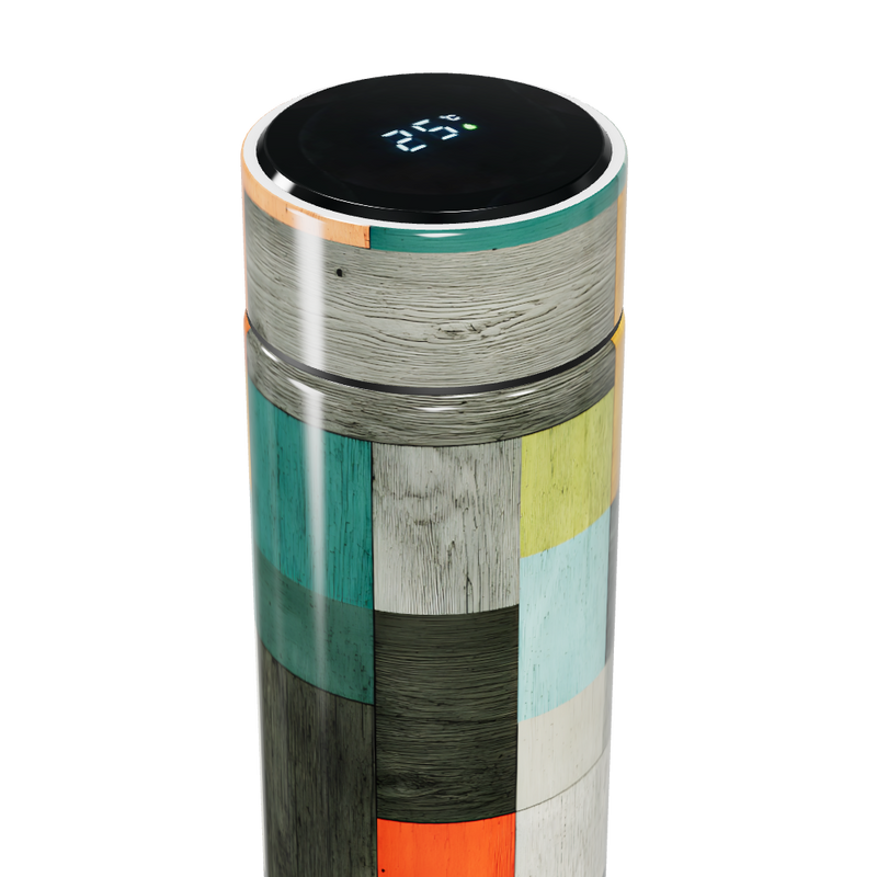 Garrafa Térmica Touch - Estampa Colorida