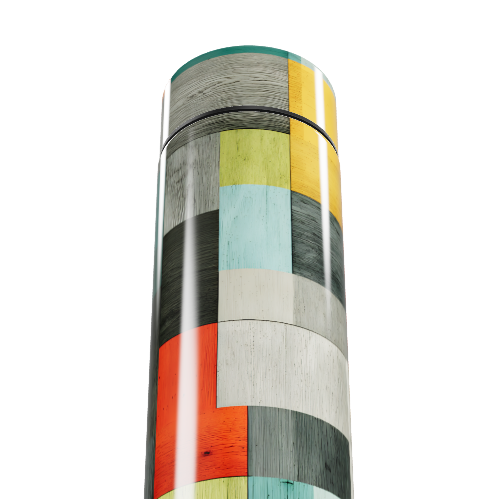 Garrafa Térmica Touch - Estampa Colorida