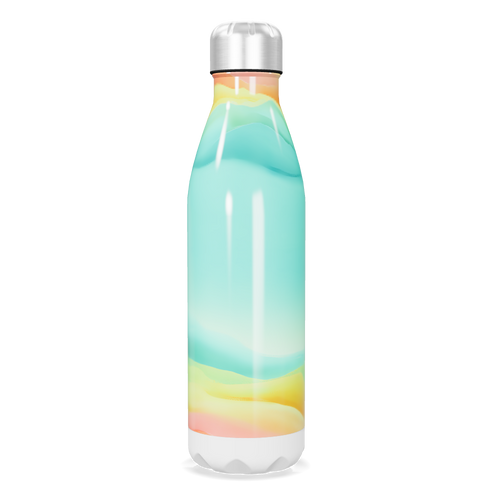Garrafa Inox - Degradê Multicolorida