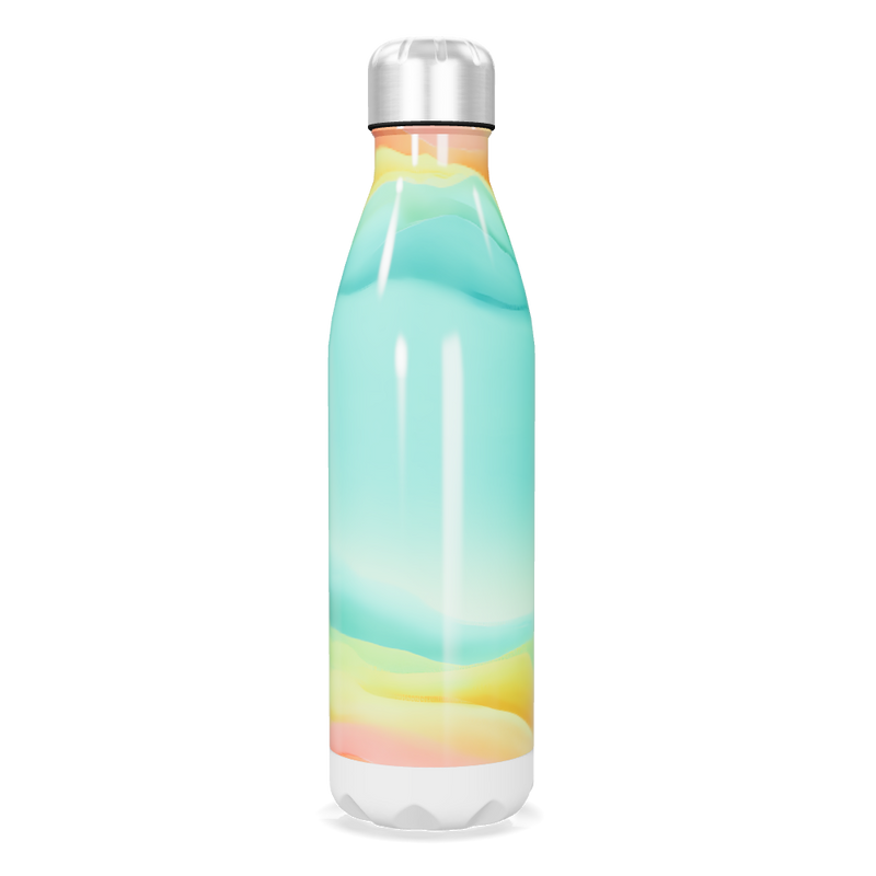 Garrafa Inox - Degradê Multicolorida