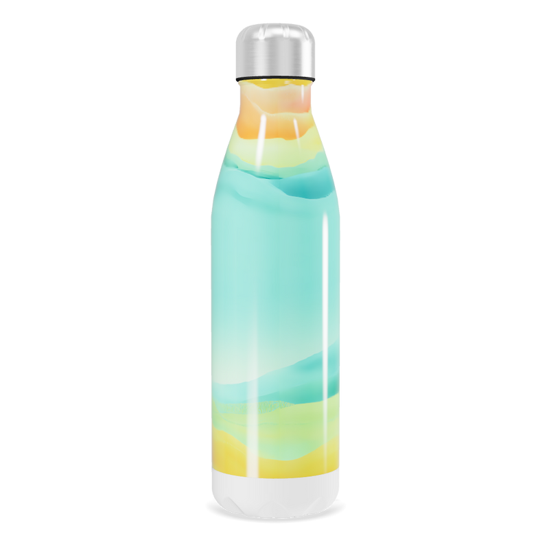 Garrafa Inox - Degradê Multicolorida