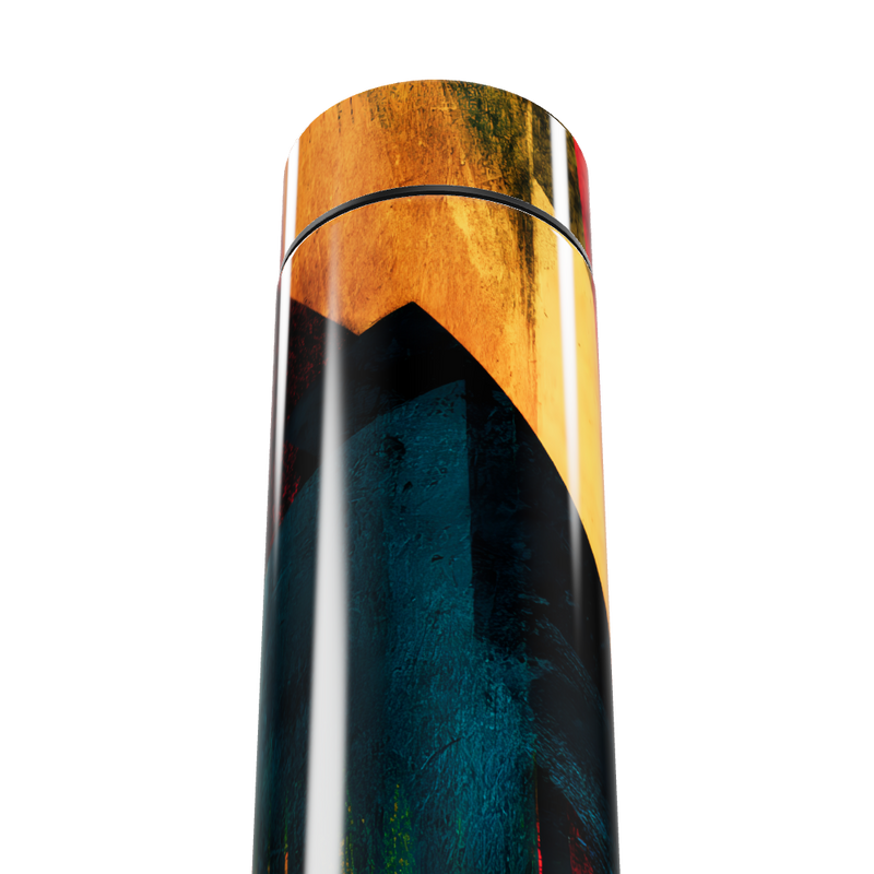 Garrafa Térmica Touch - Colorida com Estampa Artística