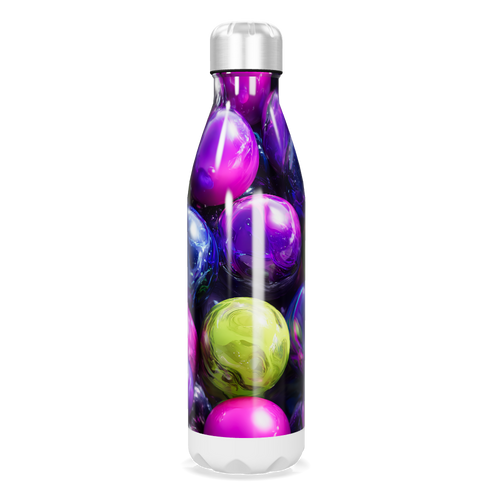 Garrafa Inox - Estampa Colorida Esferas