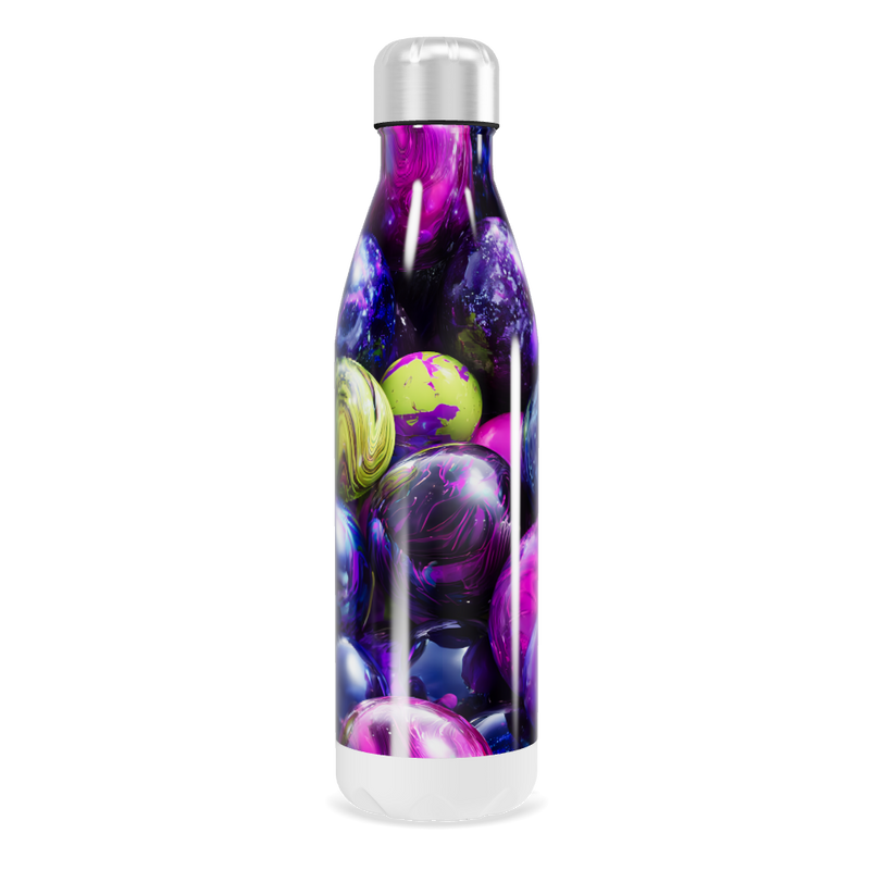 Garrafa Inox - Estampa Colorida Esferas