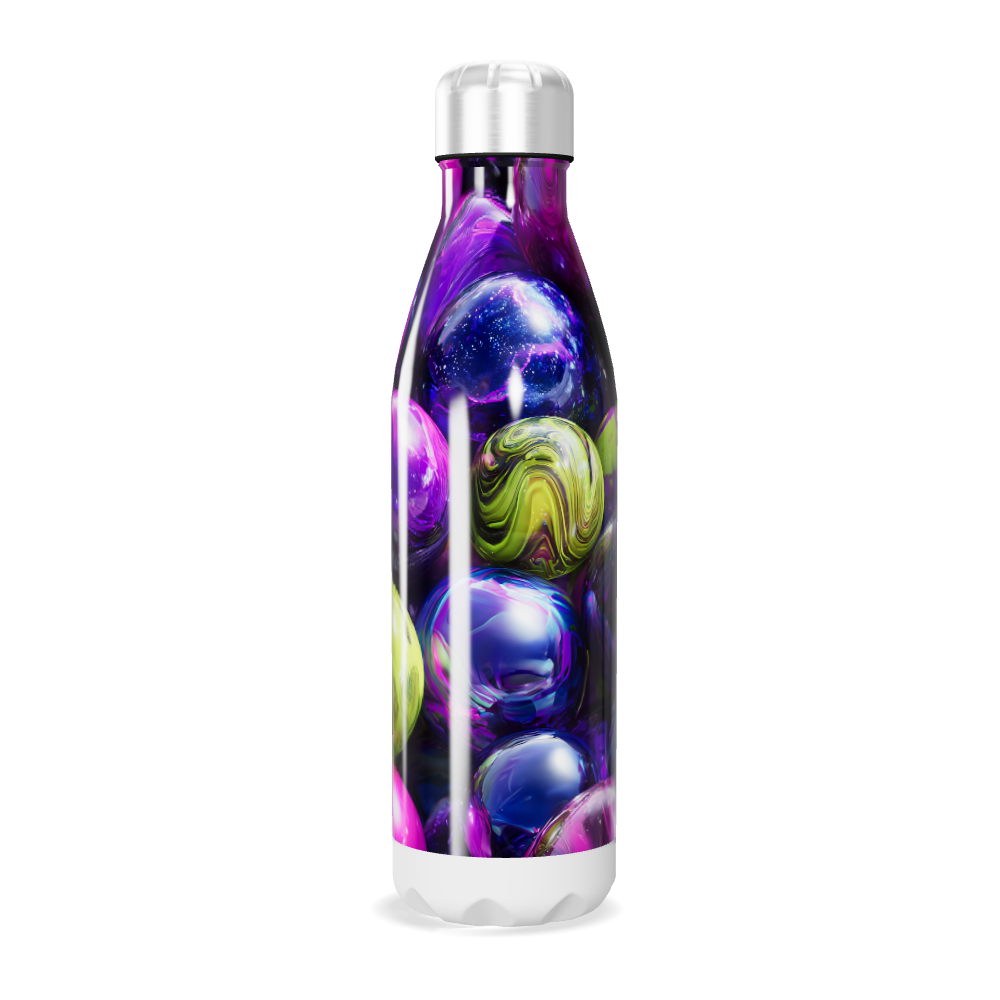 Garrafa Inox - Estampa Colorida Esferas