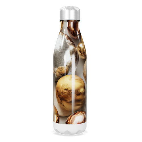 Garrafa Inox - Estampa Metálica Colorida