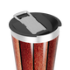 Copo Térmico - Estampa Madeira Aço Inox