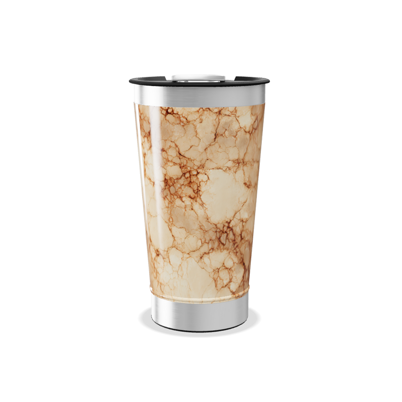 Copo Térmico - Mármore Bege Inox