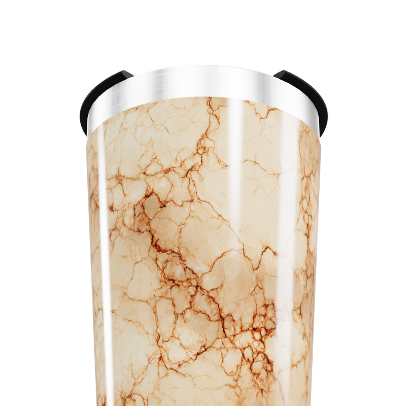 Copo Térmico - Mármore Bege Inox
