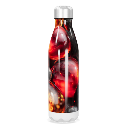 Garrafa Inox - Estampa Abstrata Colorida