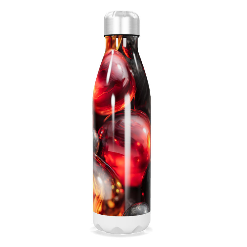 Garrafa Inox - Estampa Abstrata Colorida