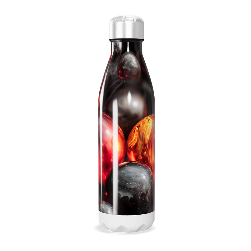 Garrafa Inox - Estampa Abstrata Colorida