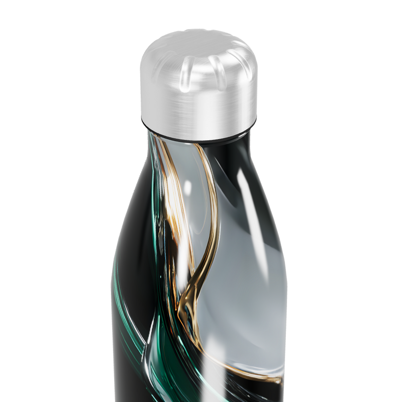 Garrafa Inox - Estampa Abstrata Colorida