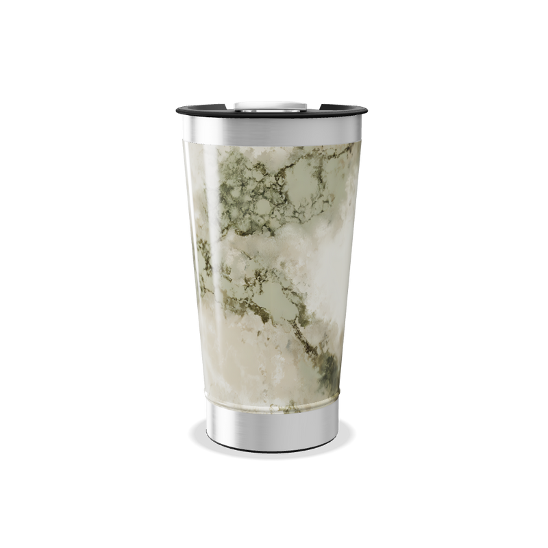 Copo Térmico - Mármore Verde Inox