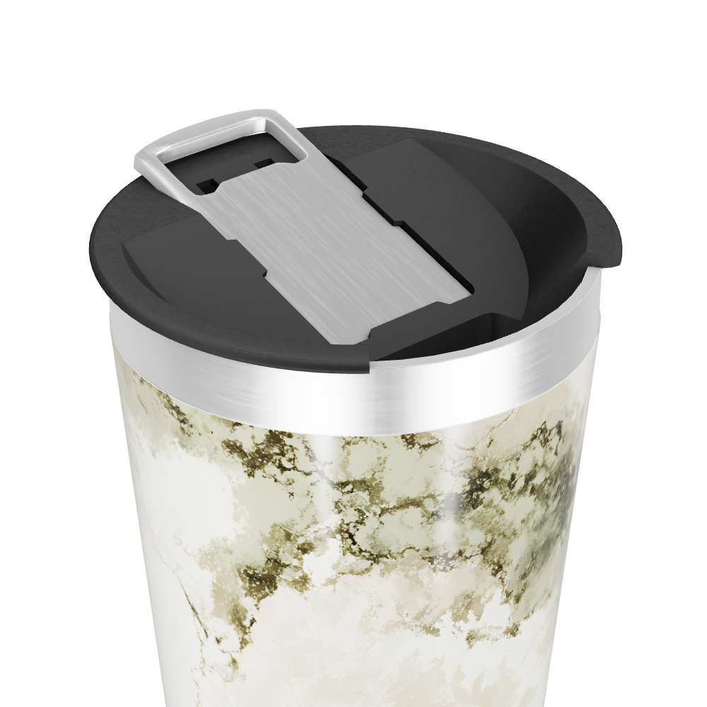 Copo Térmico - Mármore Verde Inox