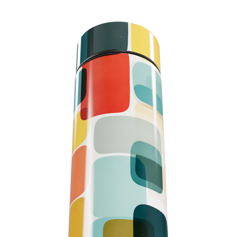 Garrafa Térmica Touch - Estampa Colorida
