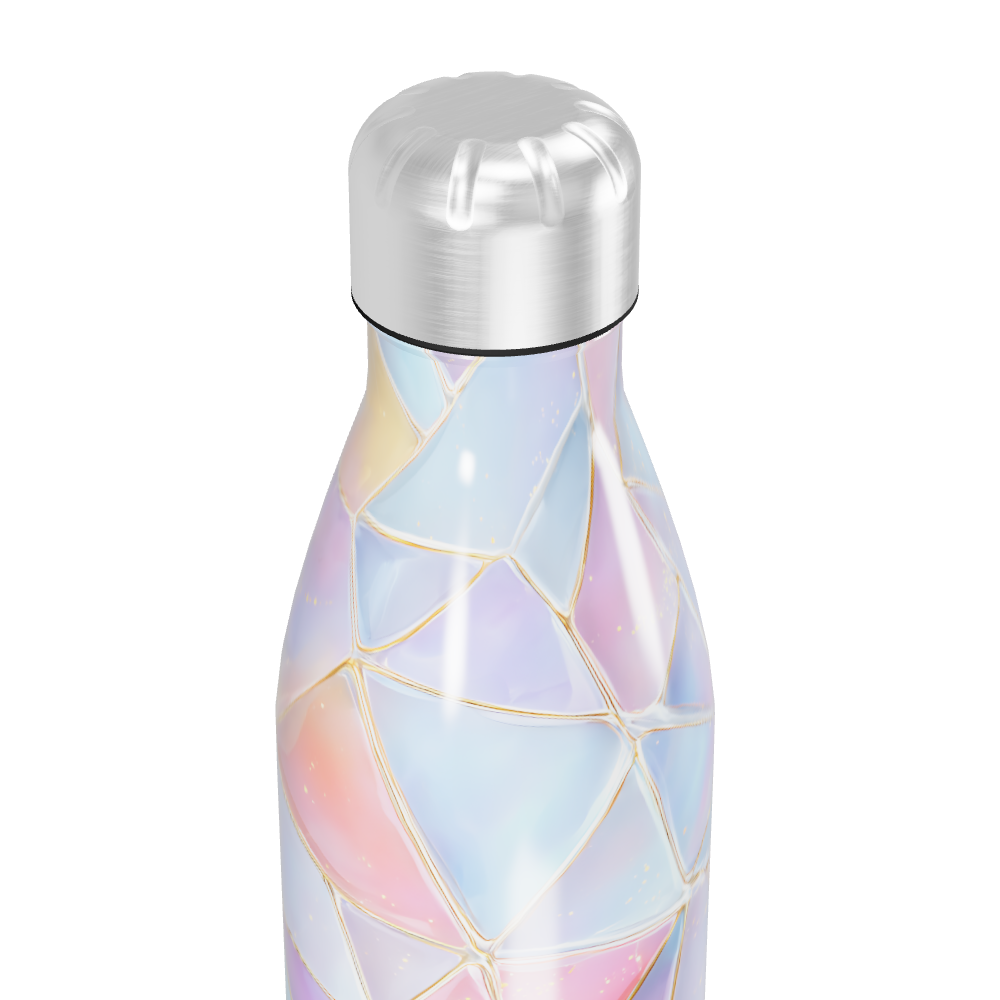 Garrafa Inox - Geométrica Pastel 500ml