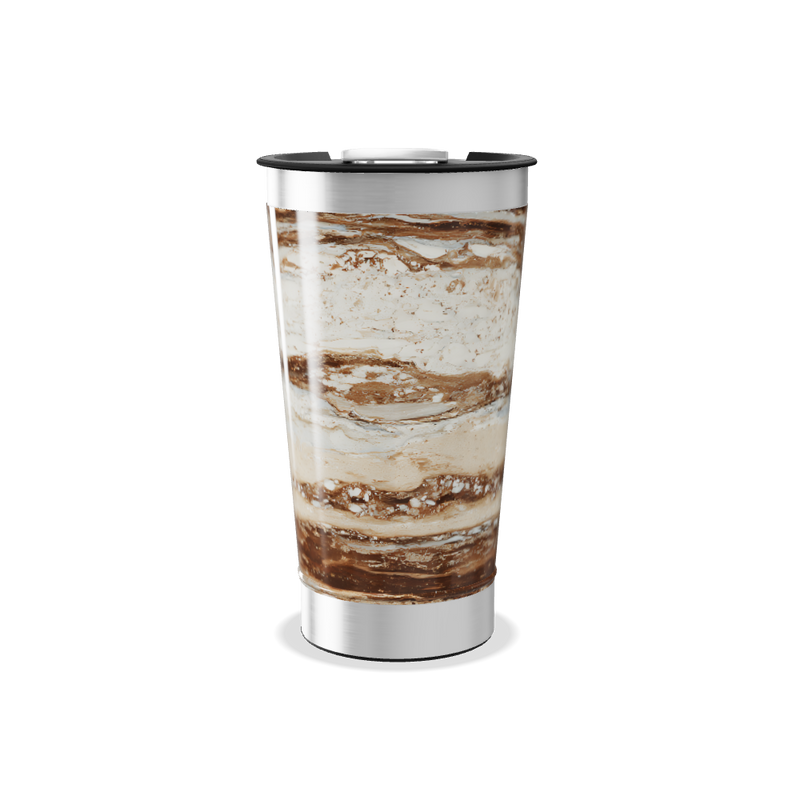 Copo Térmico - Mármore Marrom