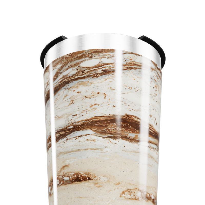 Copo Térmico - Mármore Marrom