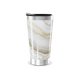 Copo Térmico - Mármore Branco e Bege