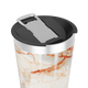 Copo Térmico - Mármore Branco e Laranja