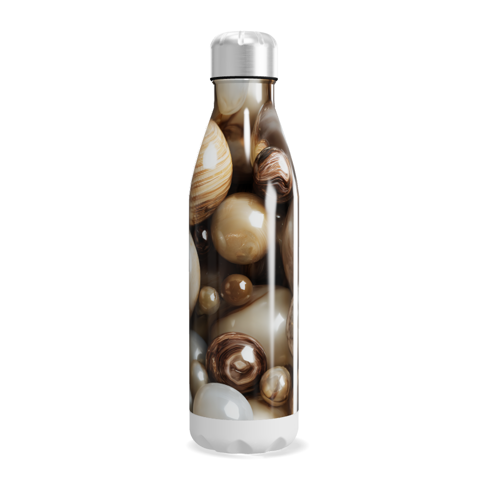 Garrafa Inox - Estampa Pedras Naturais