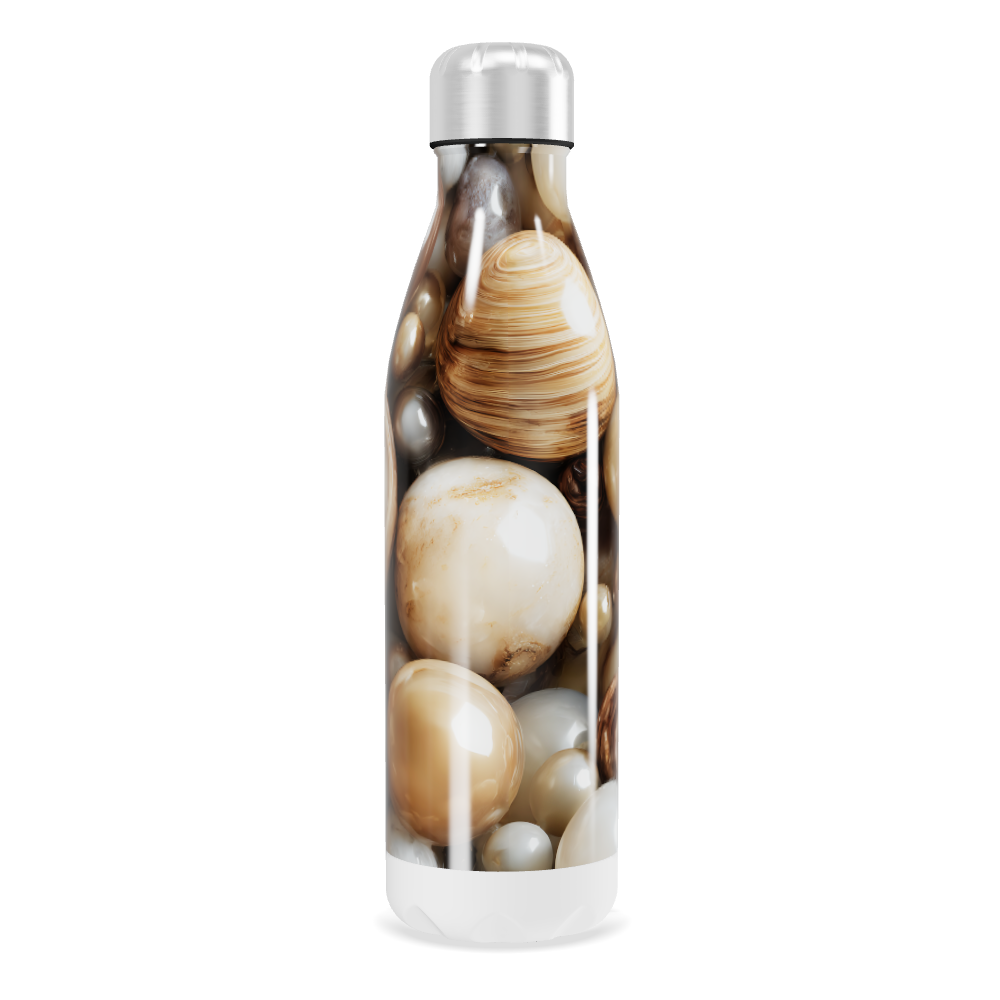 Garrafa Inox - Estampa Pedras Naturais