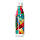 Garrafa Inox - Colorida com Estampa Geométrica
