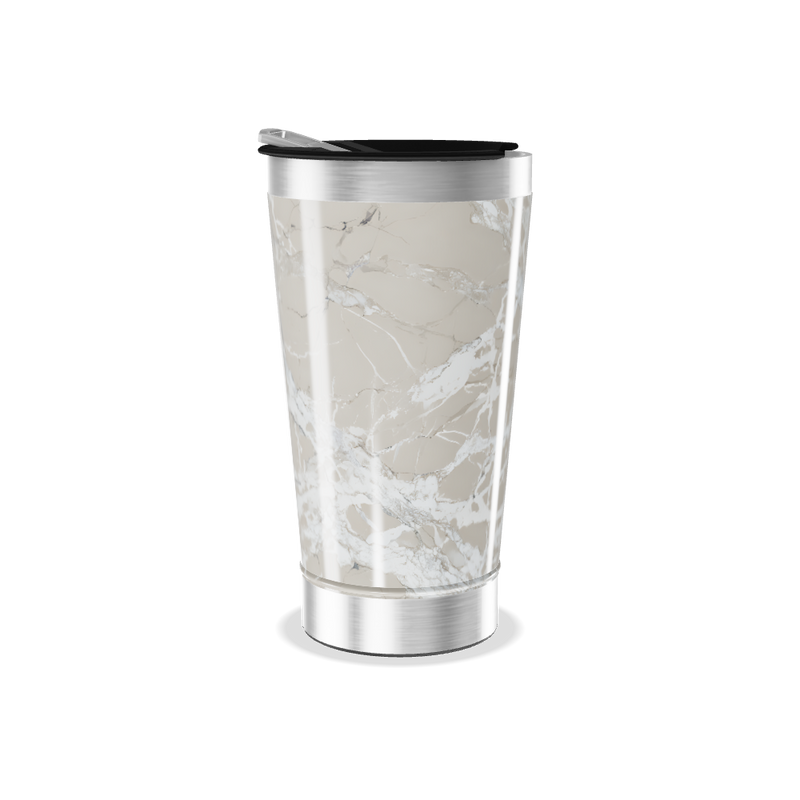 Copo Térmico - Estampa Mármore Bege