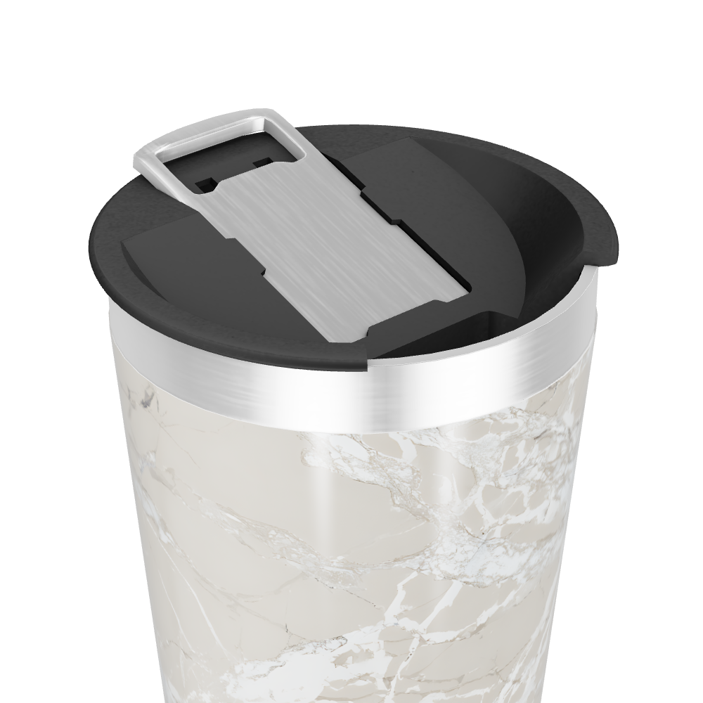 Copo Térmico - Estampa Mármore Bege