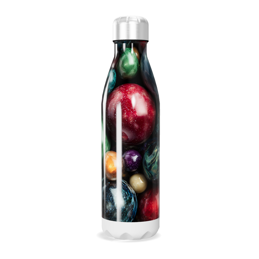 Garrafa Inox - Estampa Planetas Coloridos