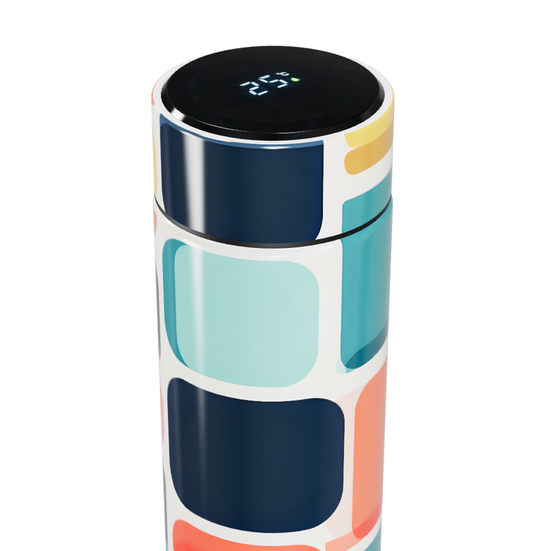 Garrafa Térmica Touch - Estampa Colorida