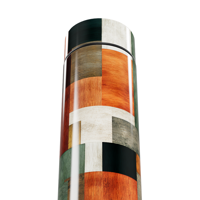 Garrafa Térmica Touch - Estampa Geométrica Colorida