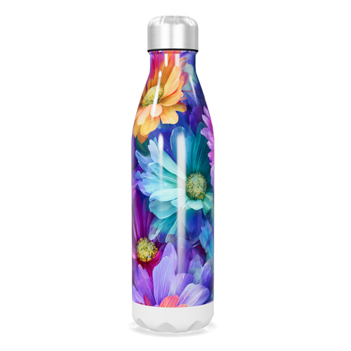 Garrafa Inox - Estampa Floral Colorida
