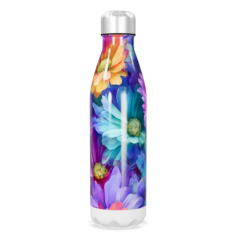 Garrafa Inox - Estampa Floral Colorida