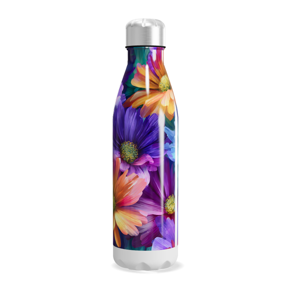 Garrafa Inox - Estampa Floral Colorida
