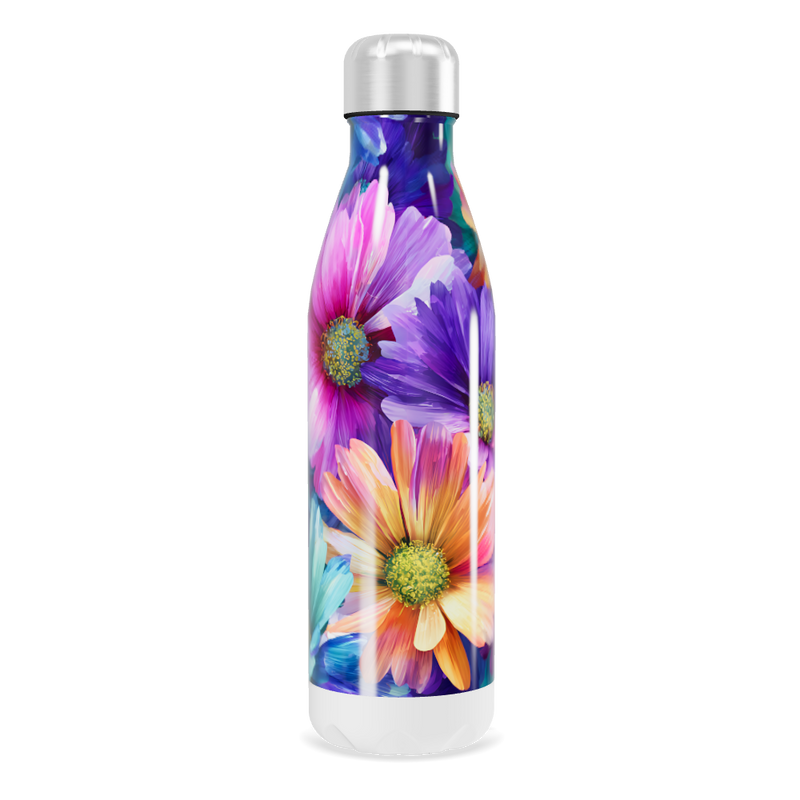 Garrafa Inox - Estampa Floral Colorida