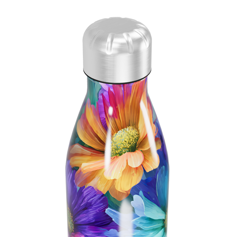 Garrafa Inox - Estampa Floral Colorida