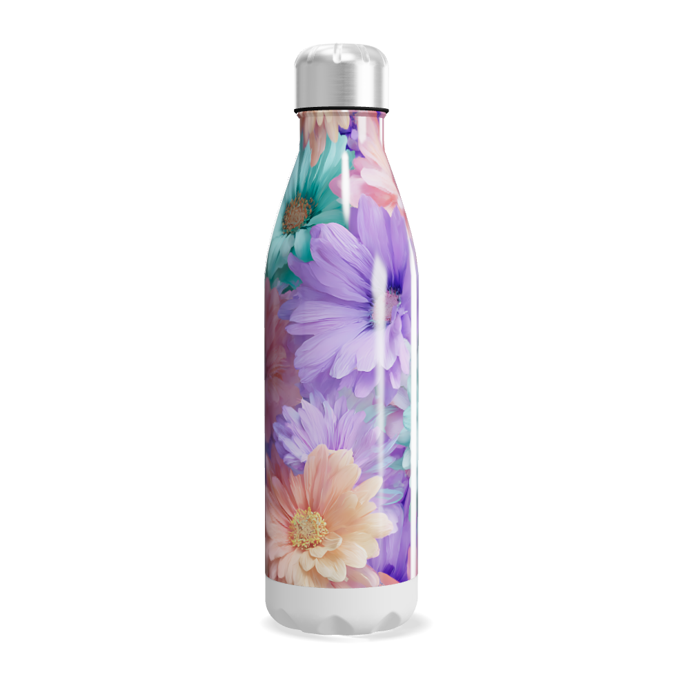 Garrafa Inox - Floral Colorida 500ml