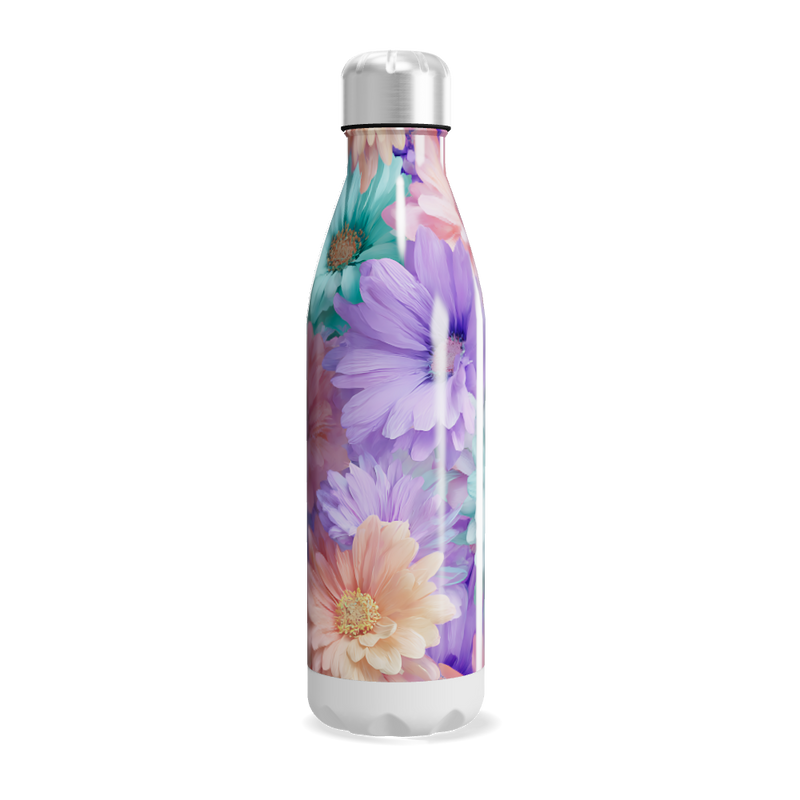 Garrafa Inox - Floral Colorida 500ml