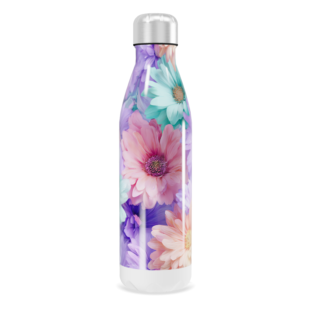 Garrafa Inox - Floral Colorida 500ml