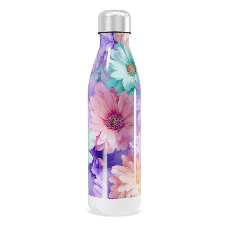 Garrafa Inox - Floral Colorida 500ml
