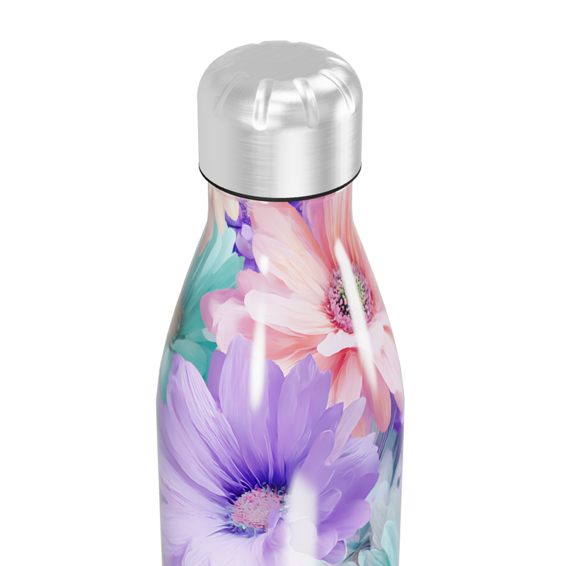 Garrafa Inox - Floral Colorida 500ml