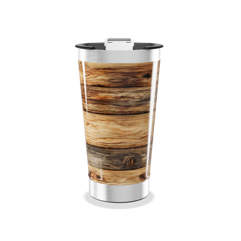 Copo Térmico - Estampa de Madeira