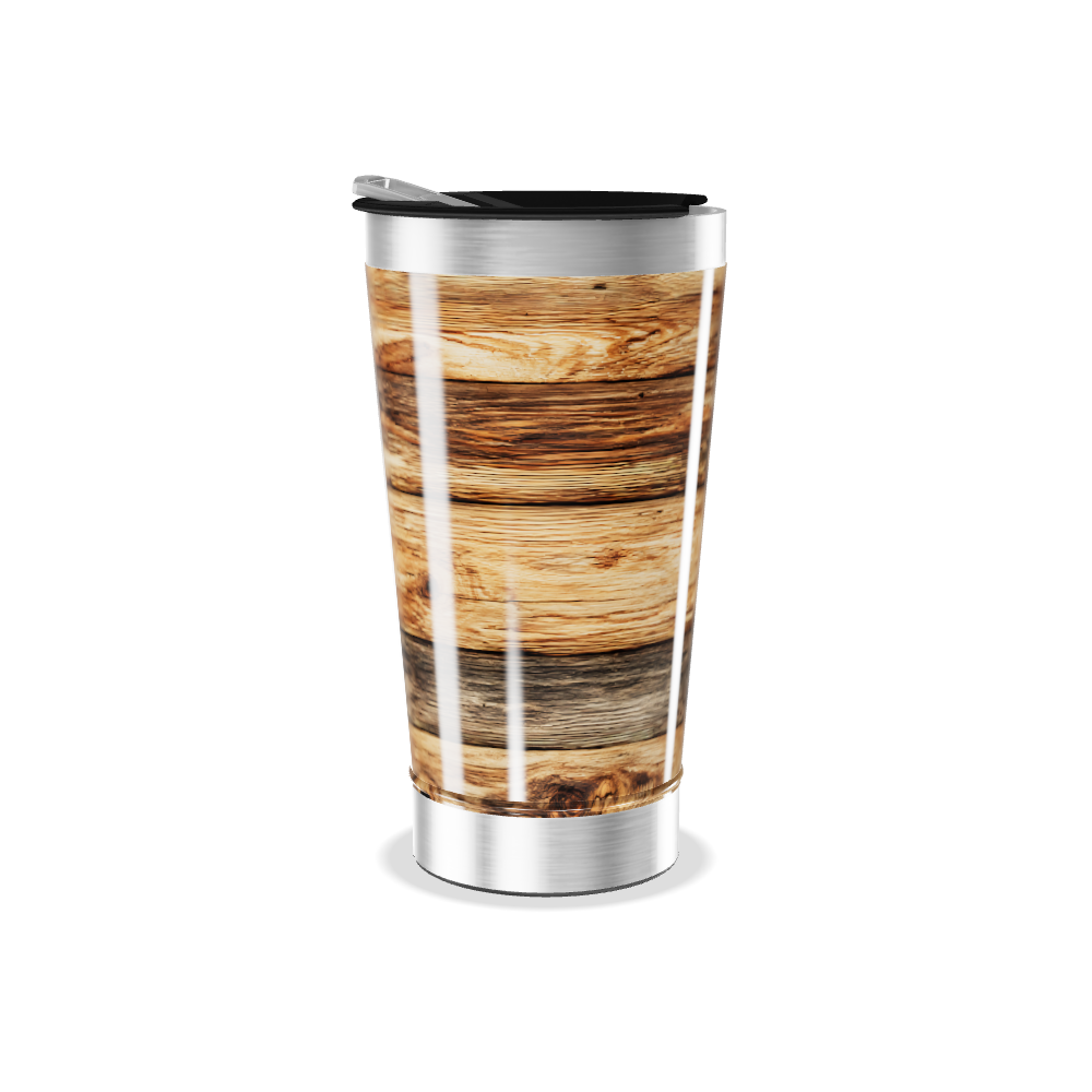 Copo Térmico - Estampa de Madeira