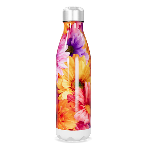 Garrafa Inox - Estampa Floral Colorida